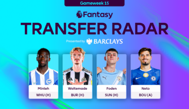 The Scout's FPL Gameweek 15 transfer radar