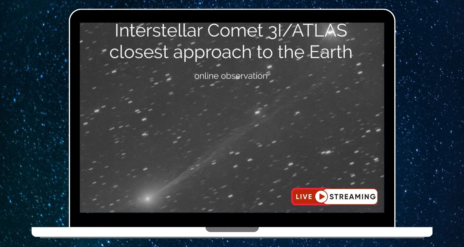 Watch interstellar comet 3I/ATLAS make its closest approach to Earth in free livestream tonight