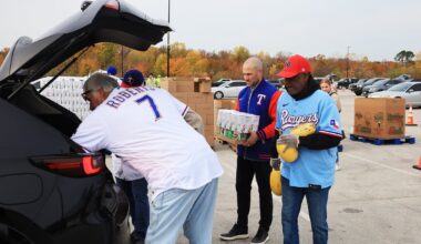 TAFB & Texas Rangers Partner to Fight Hunger in Arlington