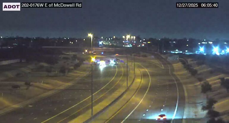 Eastbound Loop 202 was closed early Saturday morning in Mesa due to a crash....