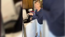 Anne Wemple sent a video to show how wet the towels still were after the last spin cycle of her new washer.