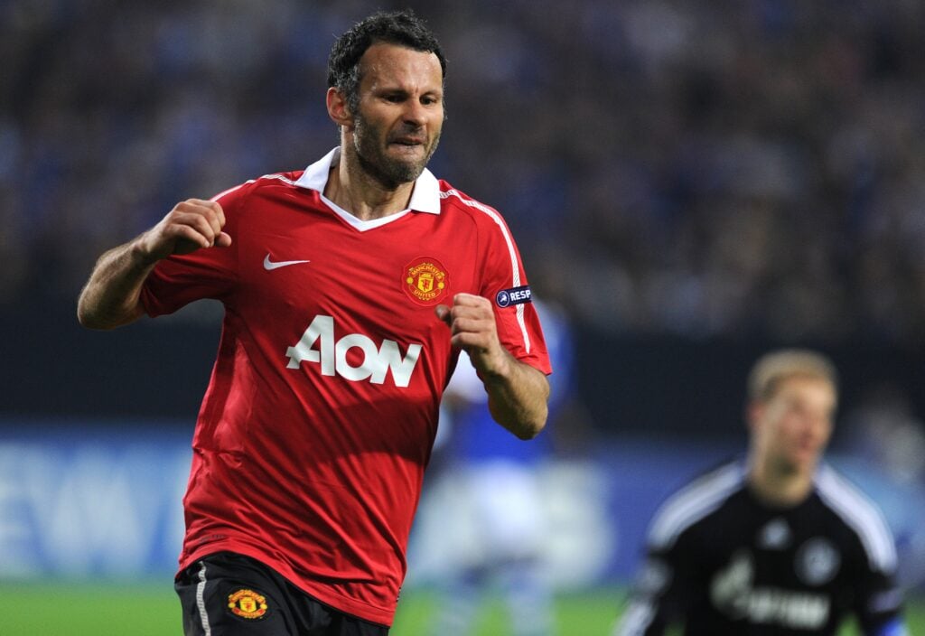 Manchester's Welsh midfielder Ryan Giggs