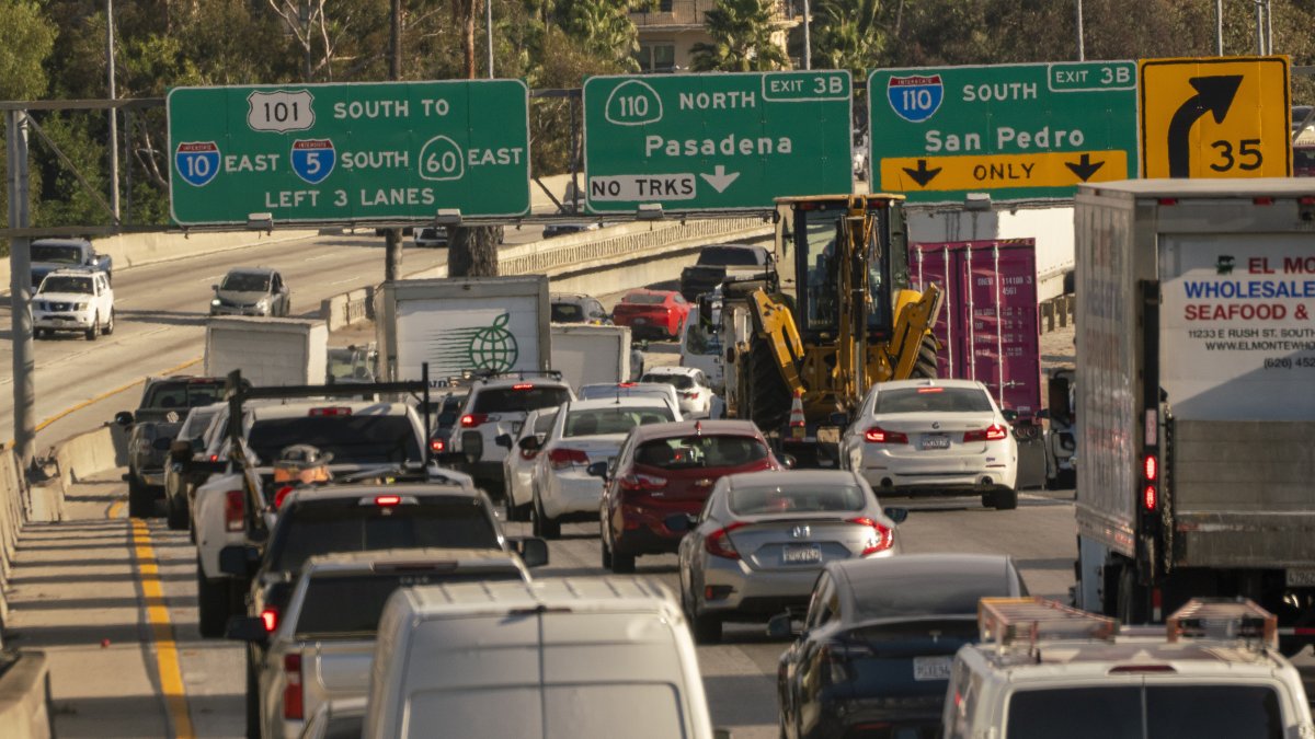 See when, where to expect heaviest traffic for year-end holidays – NBC Los Angeles