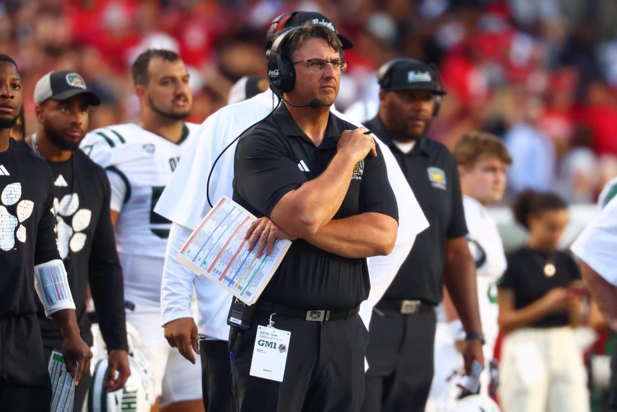 Ohio University fires football coach for cause; personnel file shows previous violation of school policy