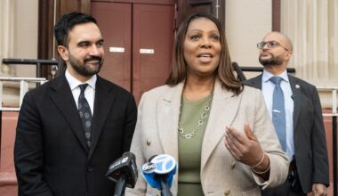 Letitia James to swear in Zohran Mamdani as New York City's next mayor