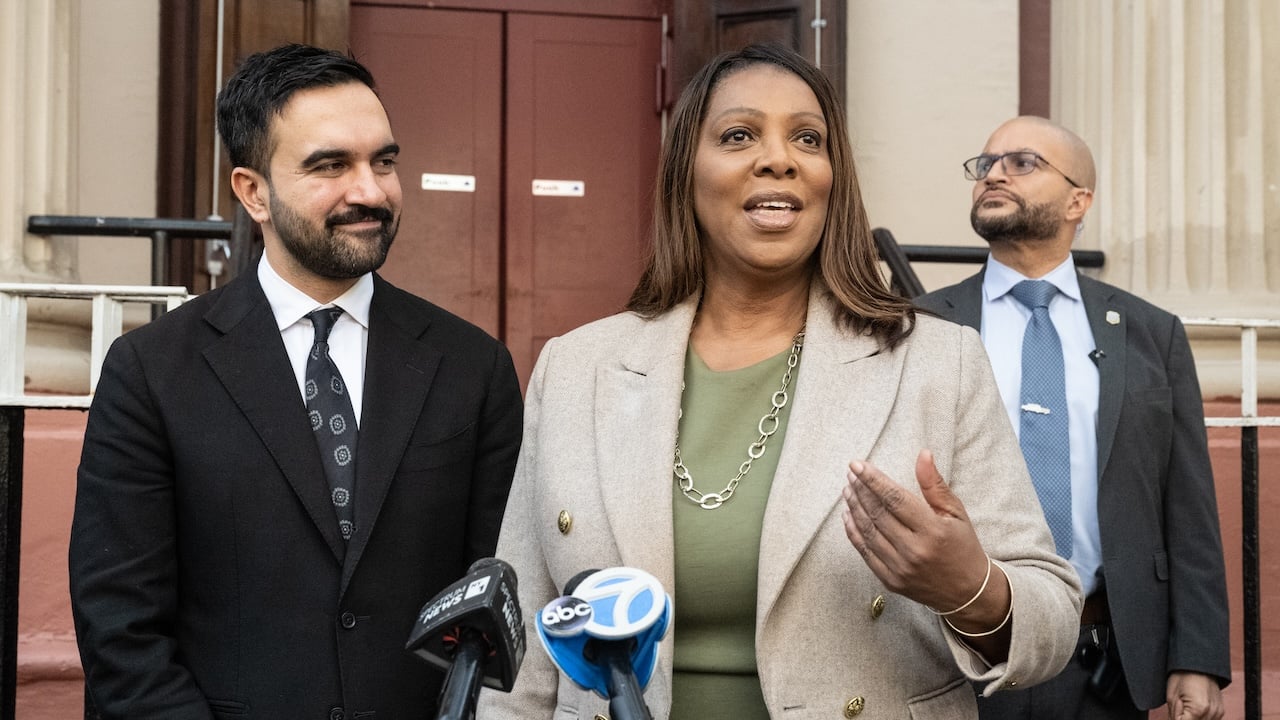 Letitia James to swear in Zohran Mamdani as New York City's next mayor