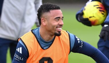 Arsenal add Gabriel Jesus to Champions League squad after Max Dowman injury