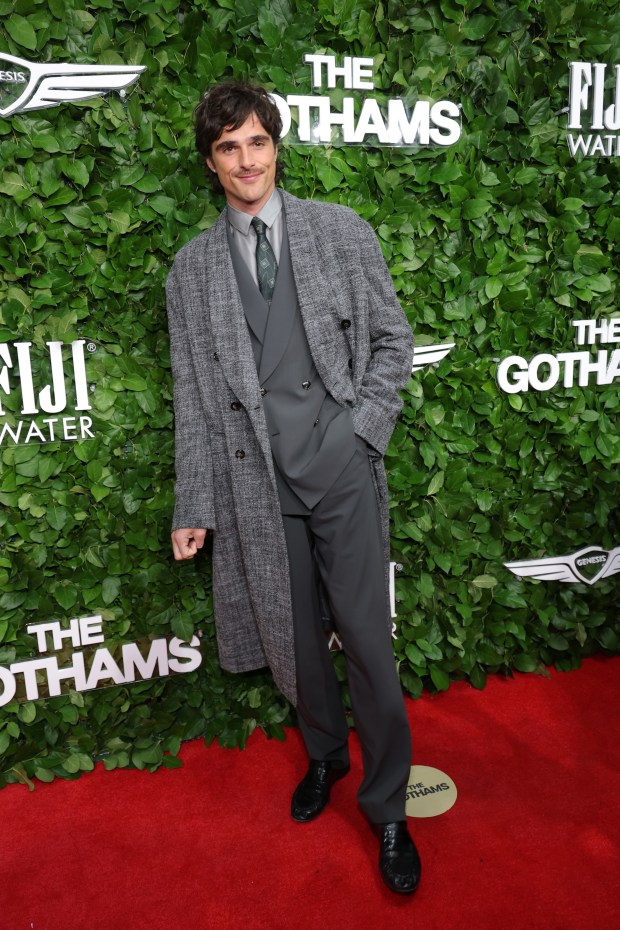 NEW YORK, NEW YORK - DECEMBER 01: Jacob Elordi attends the 35th Gotham Film Awards at Cipriani Wall Street on December 01, 2025 in New York City. (Photo by Michael Loccisano/Getty Images)
