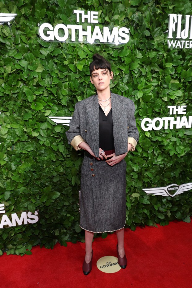 NEW YORK, NEW YORK - DECEMBER 01: Kristen Stewart attends the 35th Gotham Film Awards at Cipriani Wall Street on December 01, 2025 in New York City. (Photo by Michael Loccisano/Getty Images)