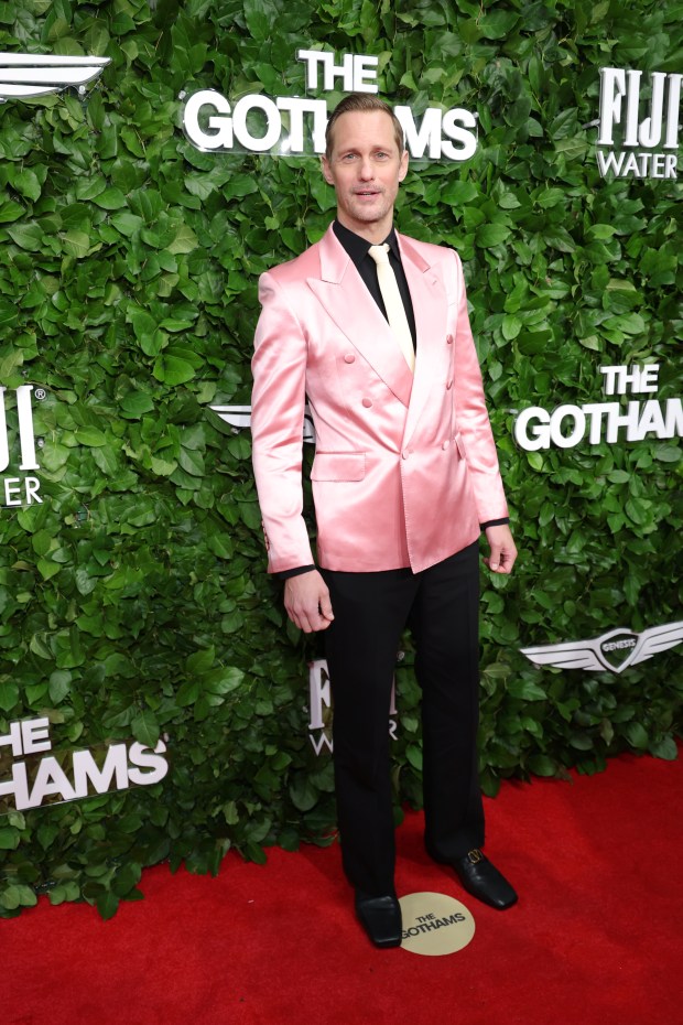 NEW YORK, NEW YORK - DECEMBER 01: Alexander Skarsgård attends the 35th Gotham Film Awards at Cipriani Wall Street on December 01, 2025 in New York City. (Photo by Michael Loccisano/Getty Images)