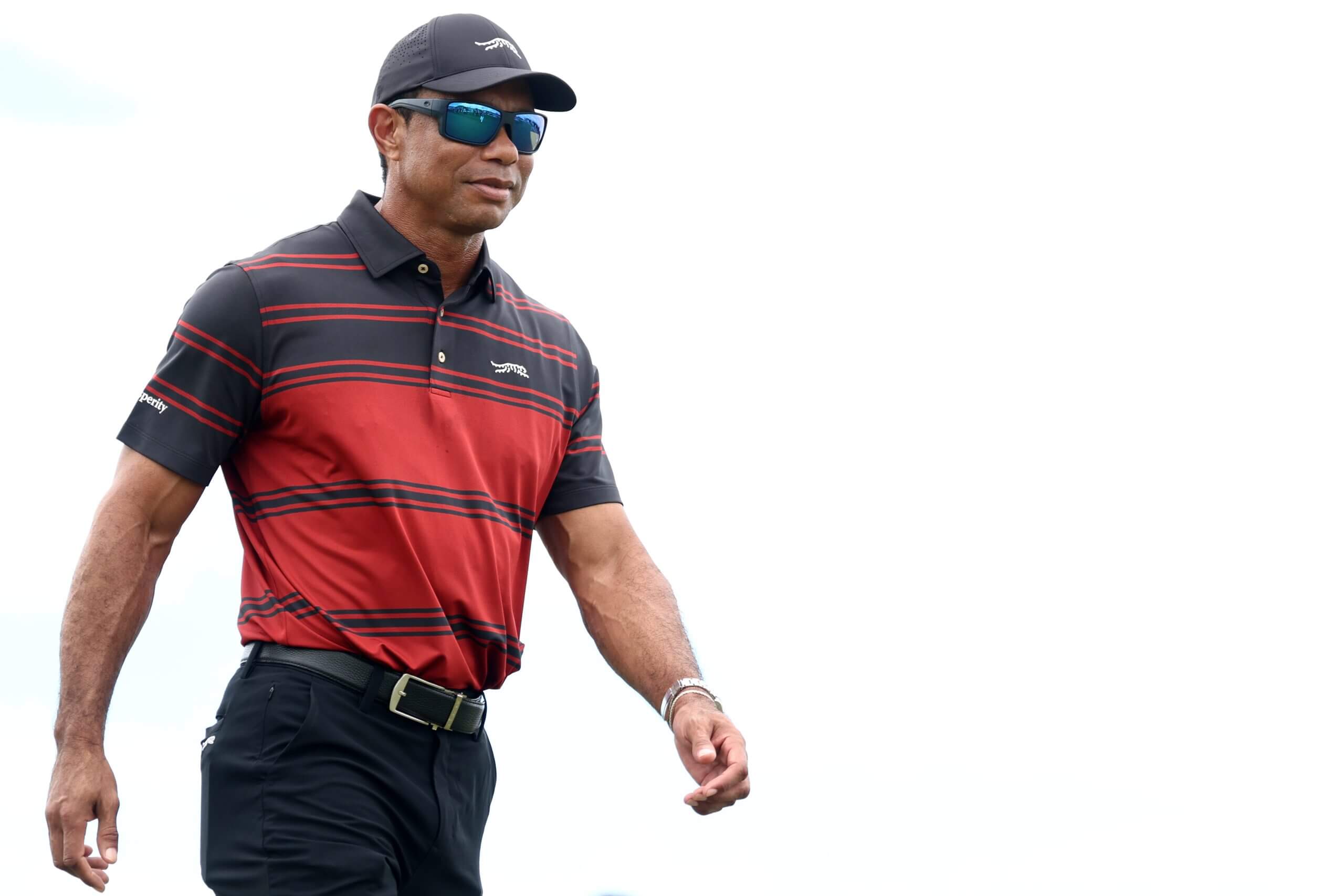 Tiger Woods walks the fairway during the Hero World Challenge.