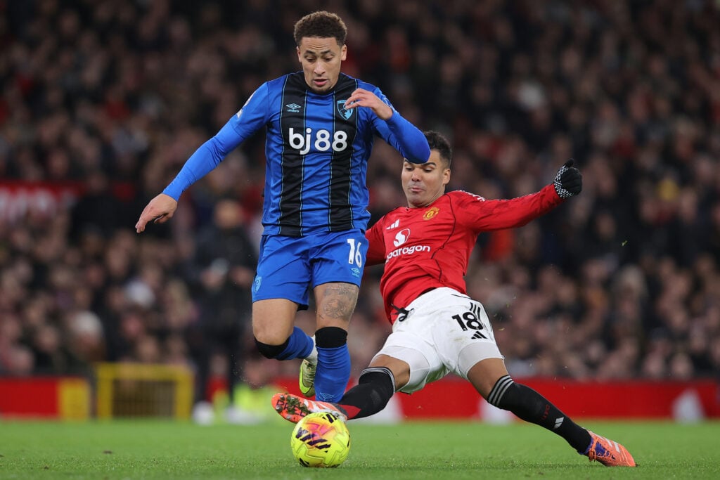 Casemiro commits a foul