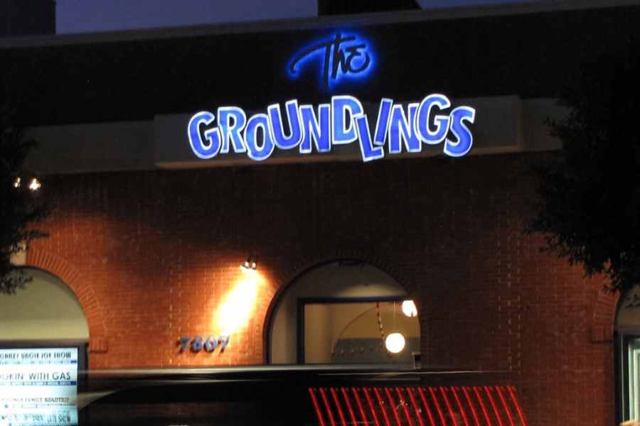 The façade of the Groundlings School facade.