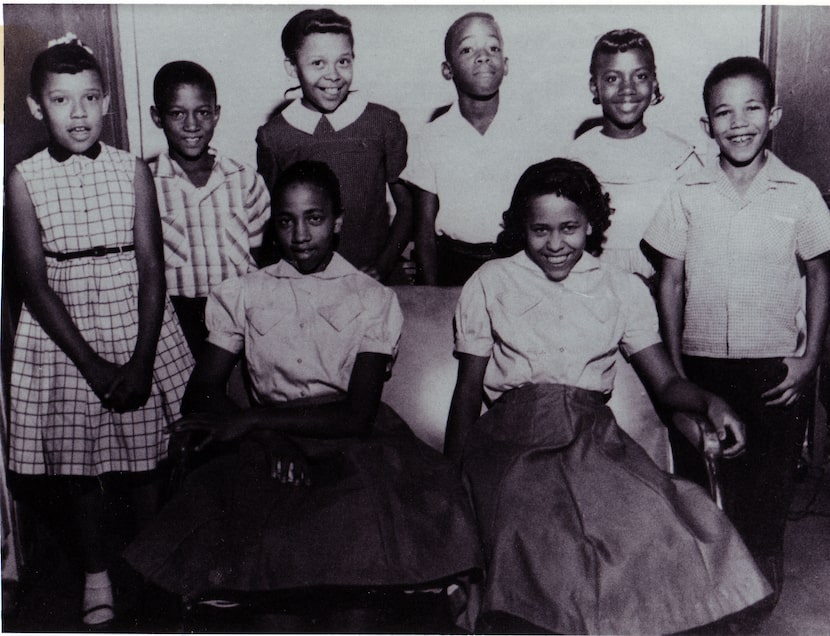 Eight of the 28 plaintiffs in the first desegregation lawsuit filed against Dallas schools...