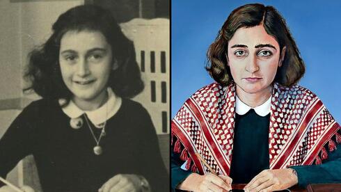 Outrage in Germany over painting of Anne Frank in keffiyeh