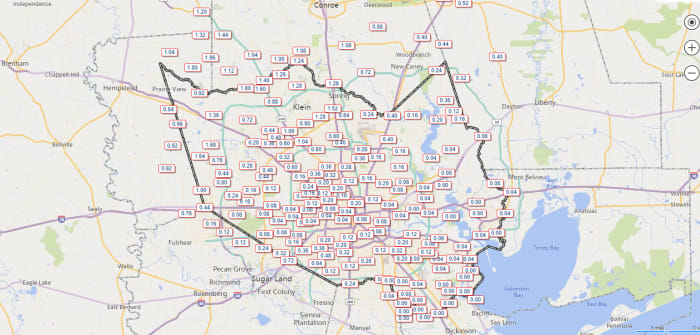 Track flood waters in real-time using Houston’s Flood Warning System