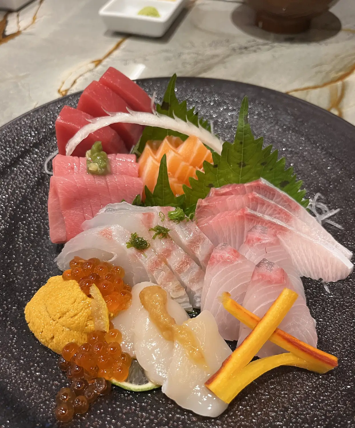 Omakase Sashimi from San Diego restaurant Dashi in Hillcrest