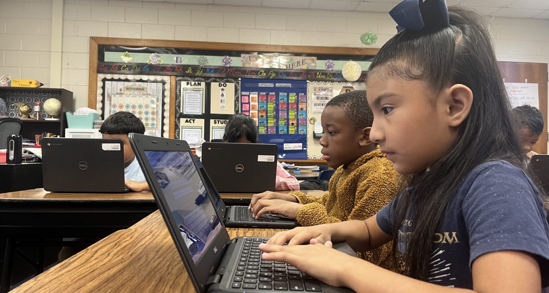 Inside a third-grade typing class: How HEB ISD students build skills one keystroke at a time