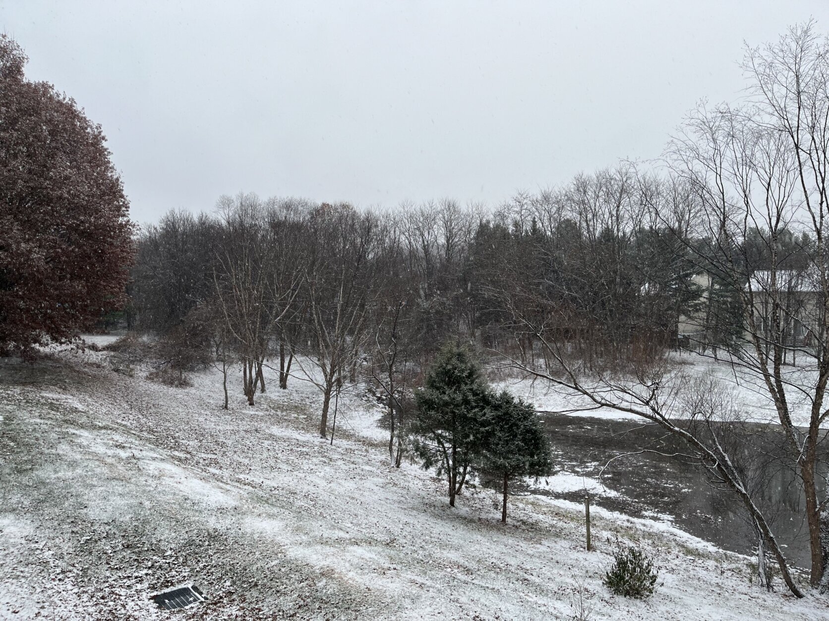 Snowfall in Montgomery County, Md.