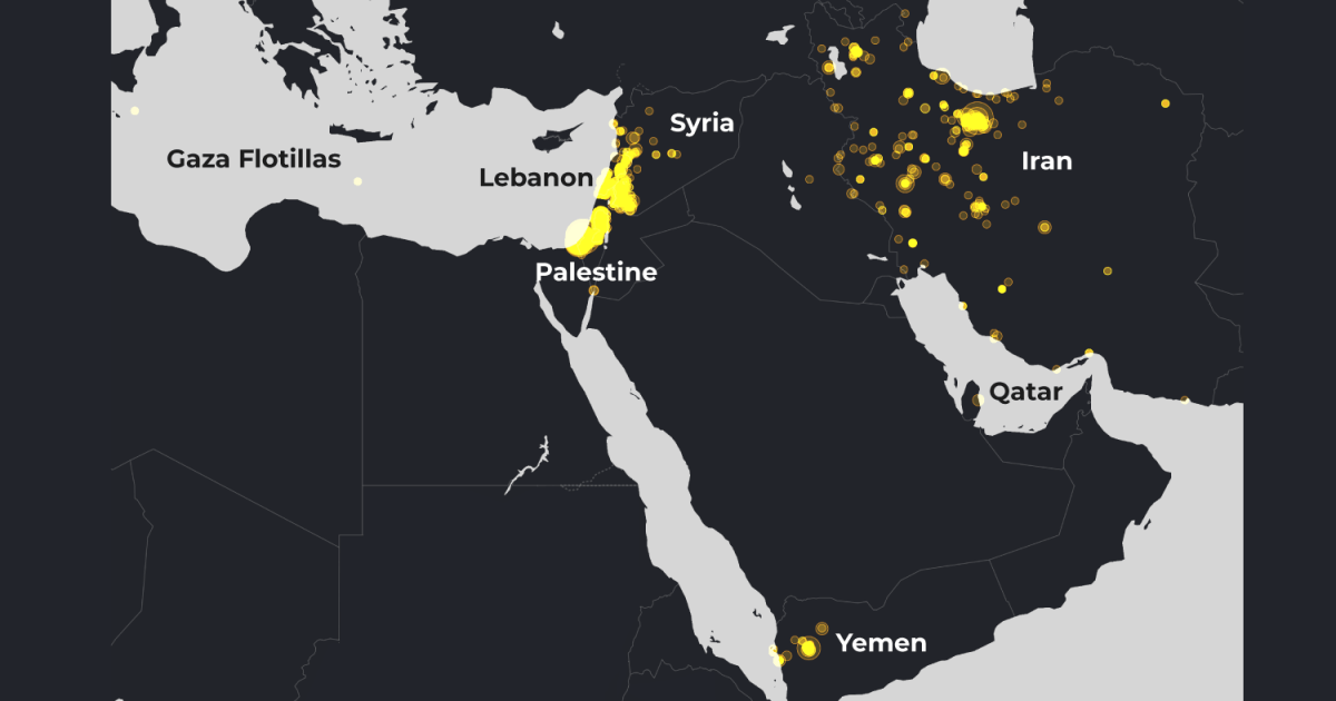 All the countries Israel attacked in 2025: Animated map | Conflict News