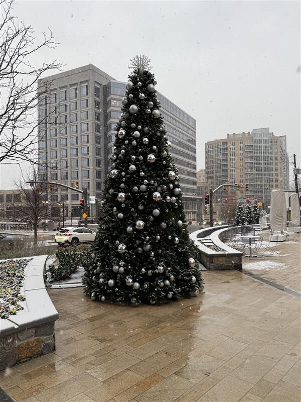 Snow conditions in Bethesda