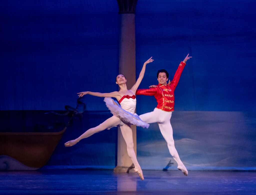 LA Ballet "The Nutcracker" - Marie and The Prince - Photo by Cheryl Mann Productions.