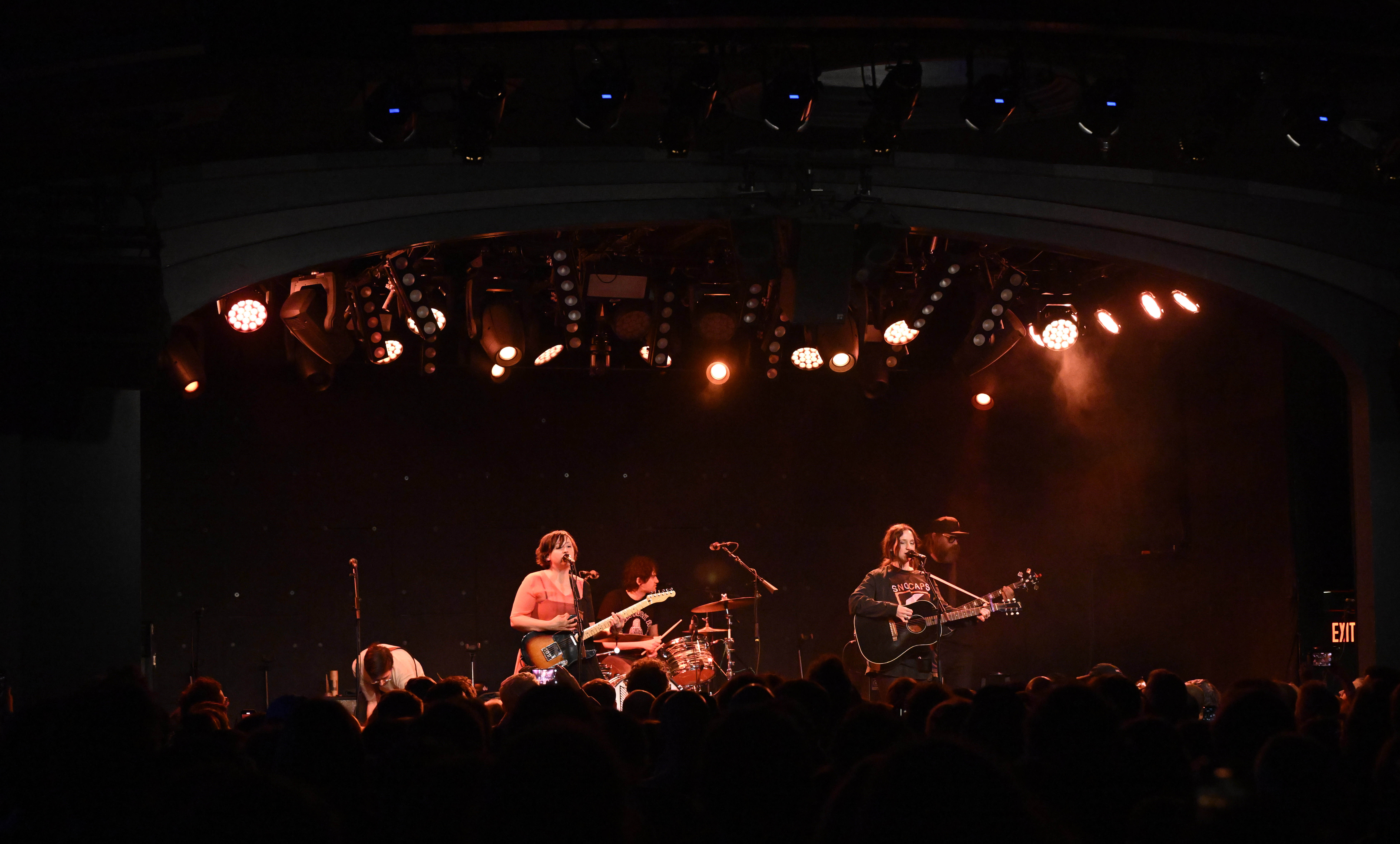 Snocaps with twin sisters Katie and Allison Crutchfield perform at...