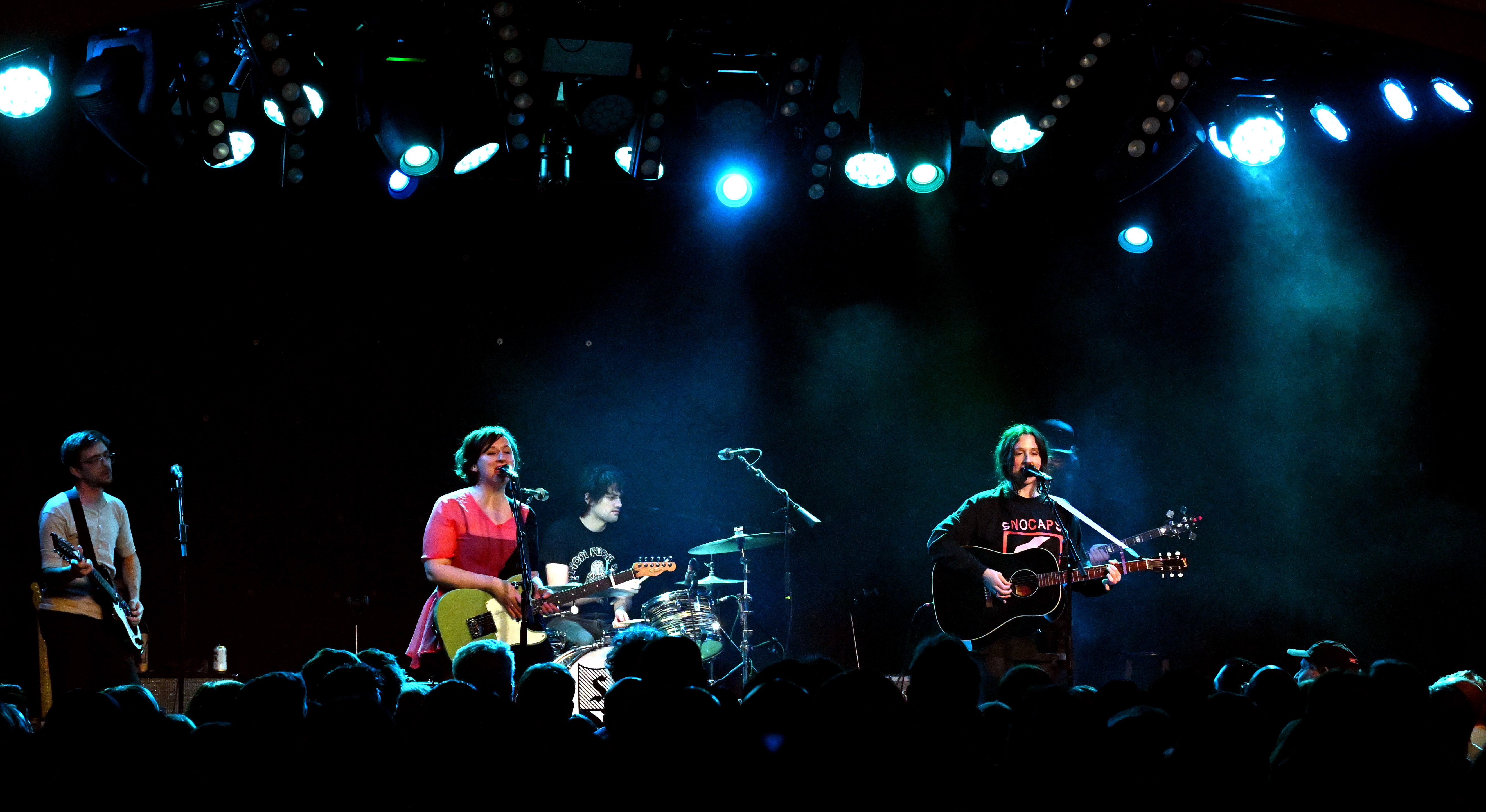 Snocaps with twin sisters Katie and Allison Crutchfield perform at...