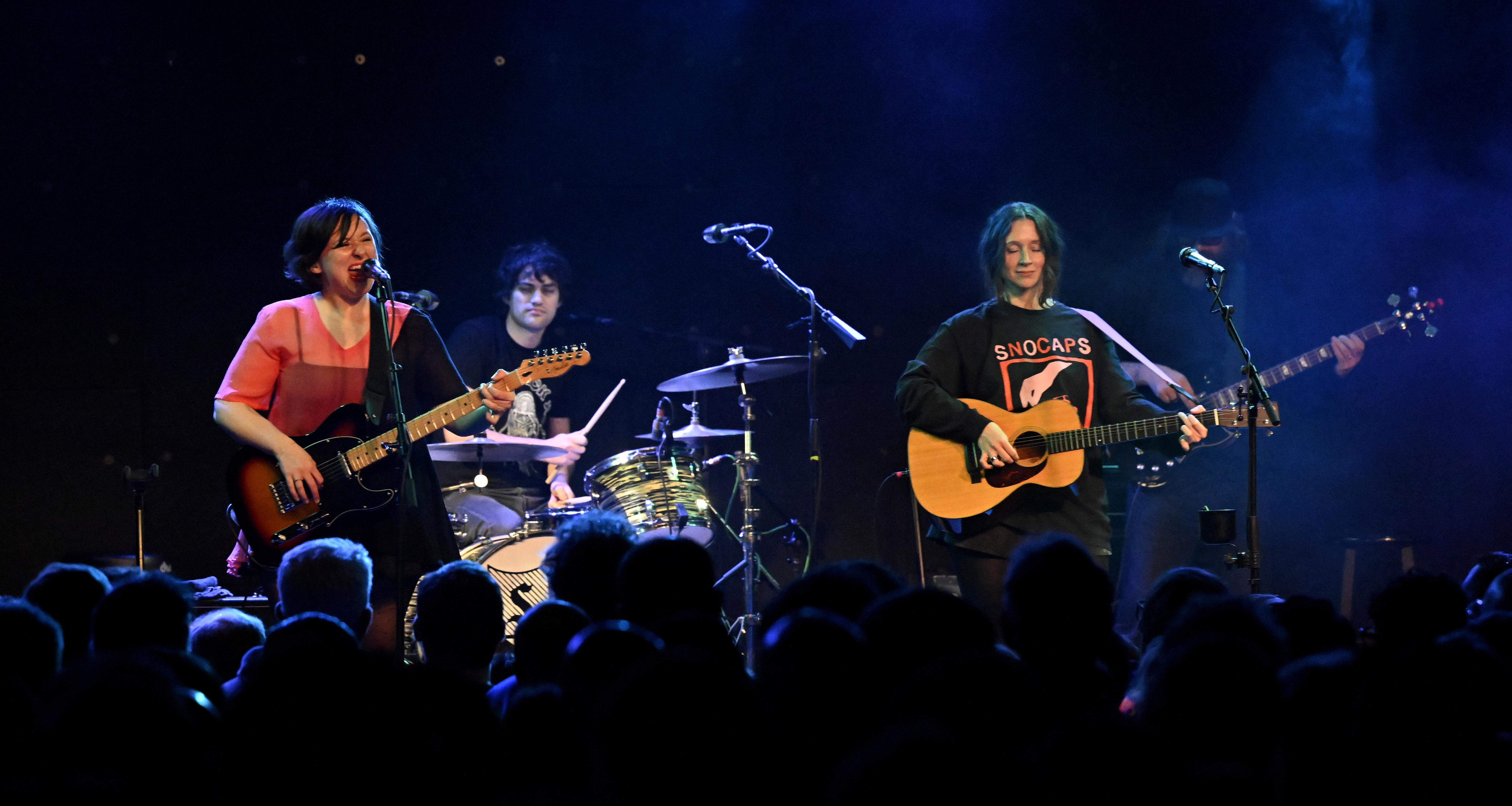 Snocaps with twin sisters Katie and Allison Crutchfield perform at...