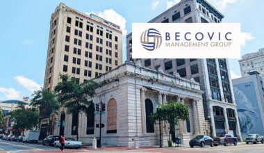 Indiana-based Becovic Management Group says it is buying Laura Street Trio, Barnett building