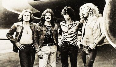 The Led Zeppelin song to feature all four members on vocals