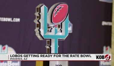 Lobos prepare for first bowl game since 2016 in Phoenix Rate Bowl