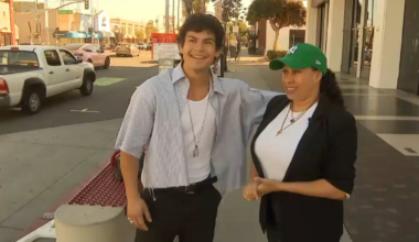 Long Beach street poet reconnects with woman from heartfelt viral video – NBC Los Angeles