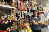 Hispanic entrepreneur Eddie Johana Duarte, owner of Colombianitos, sells Colombian...