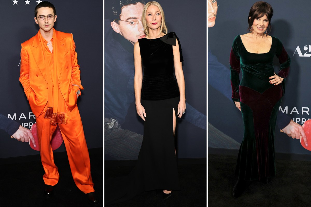 Timothée Chalamet, Gwyneth Paltrow, Fran Drescher, and more