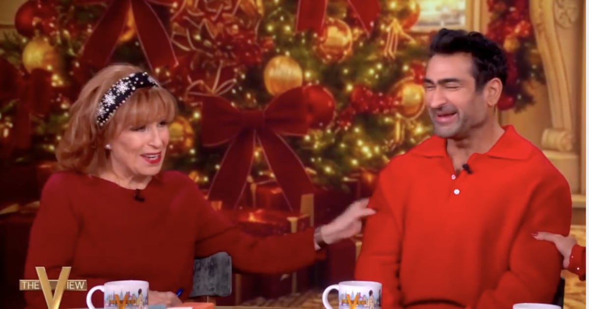 ‘The View’ Host Joy Behar Gropes Marvel Star Kumail Nanjiani