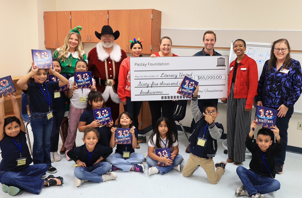 Paslay Donation Strengthens Fort Worth Reading Programs