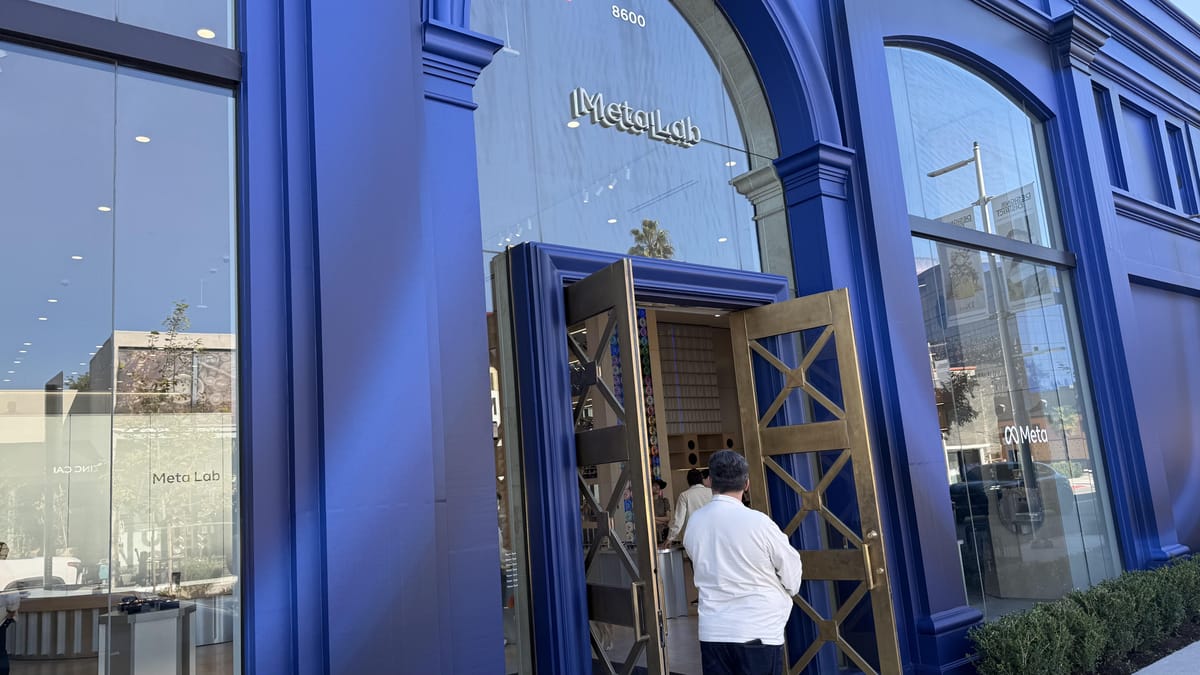 Visiting Meta's Los Angeles Retail Store To Demo Quest & Smart Glasses