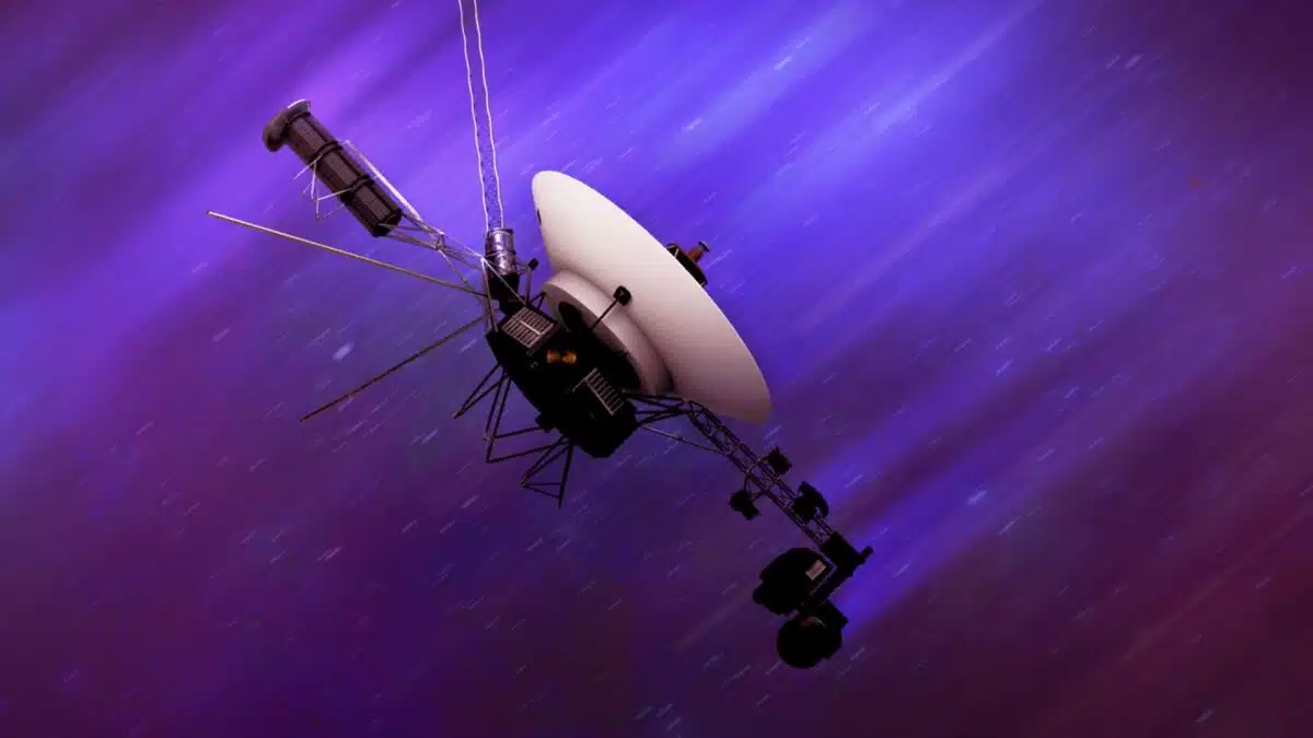 Nasa’s Voyager Probe Speeds Through Space (artist’s Concept)