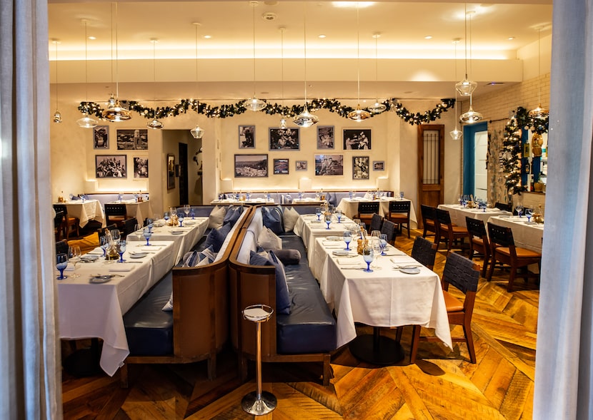 Dolce Riviera, an Italian restaurant in Dallas' Harwood District, is decked out for the...