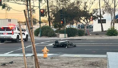 Motorcyclist seriously hurt after crash in west Phoenix
