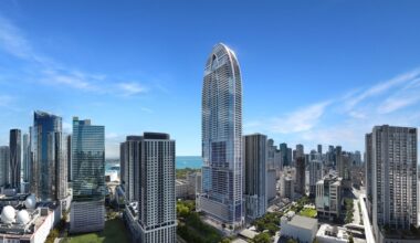Tulip-shaped tower on the rise in South Florida, to open in 2027