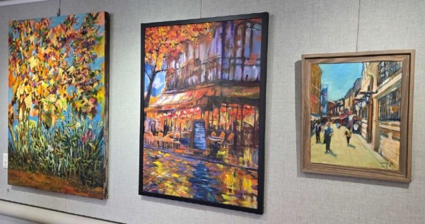 Young Min Jo's artwork for his exhibit at the Pacific Beach/Taylor Library. (Courtesy of Young Min Jo)