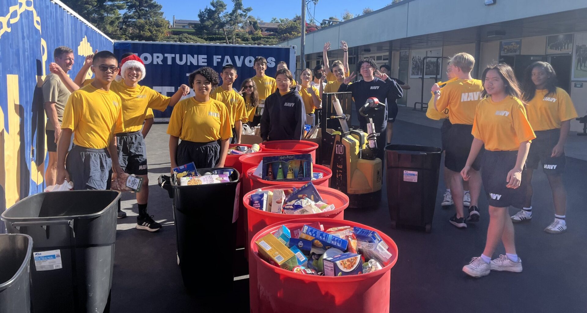 Area schools are driven to help those less fortunate over the holidays 