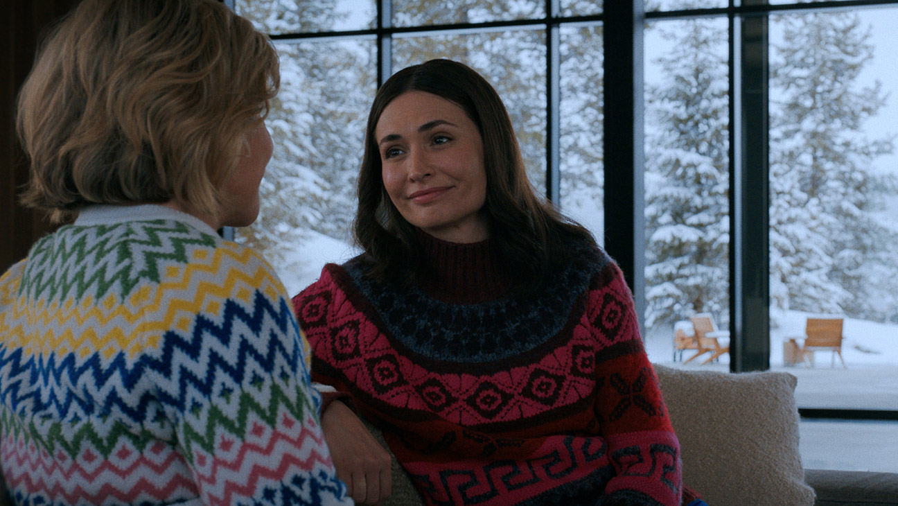 Karolina Wydra and Rhea Seehorn in Pluribus