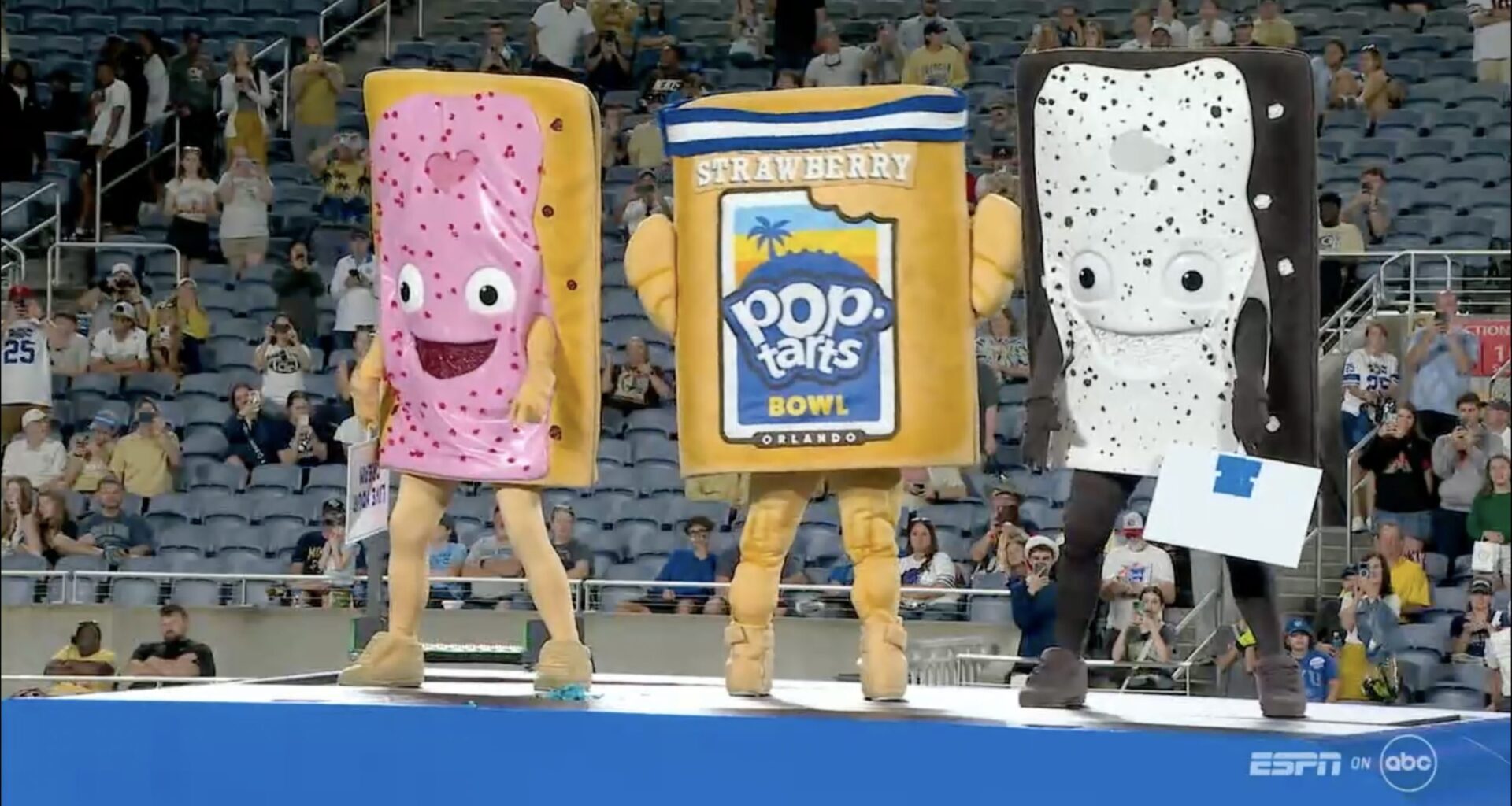 The Pop-Tarts Bowl broadcast was full of shenanigans