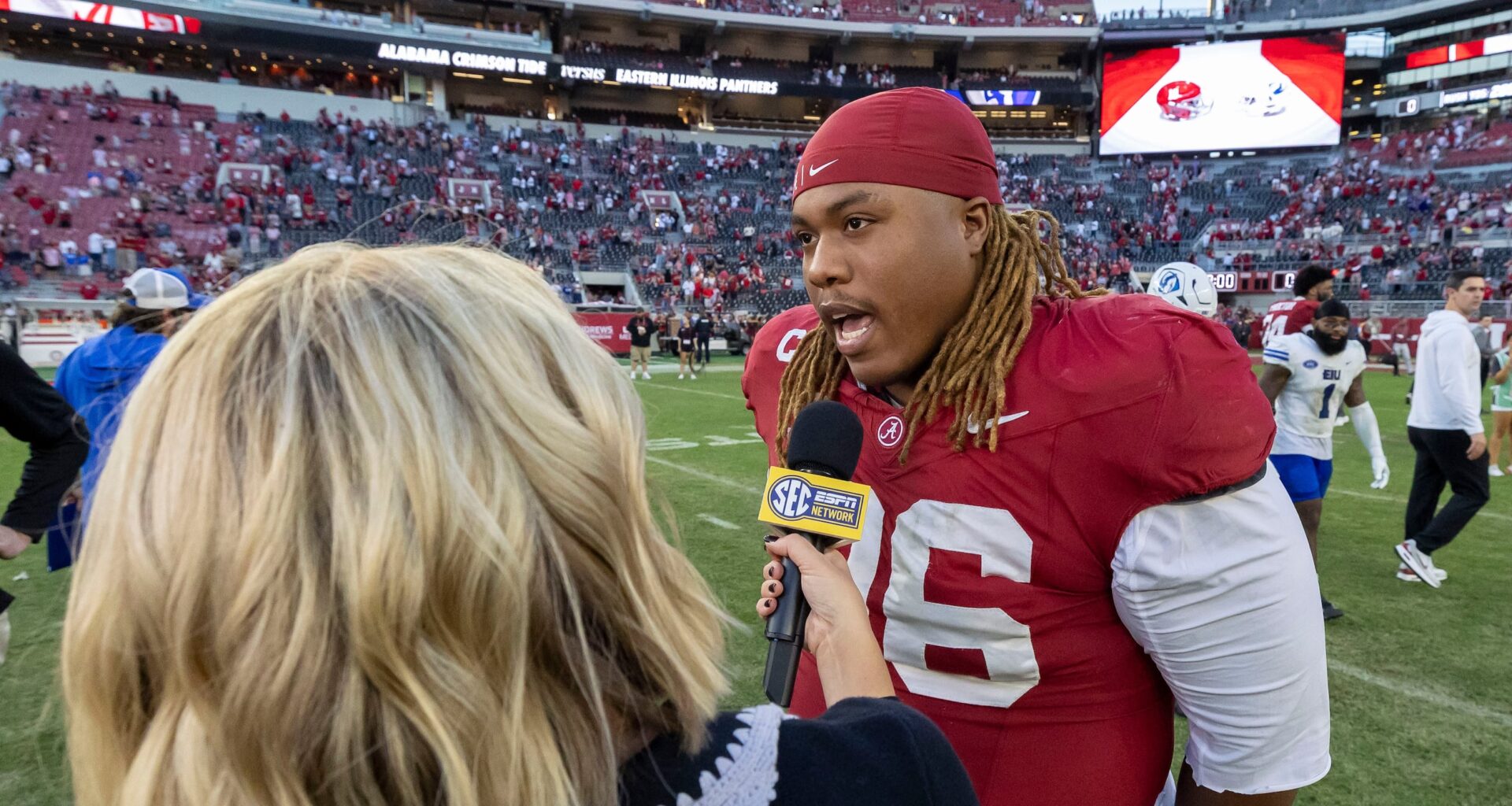 Alabama DL Tim Keenan gives Georgia bulletin board material heading into the SEC championship game