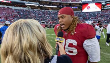 Alabama DL Tim Keenan gives Georgia bulletin board material heading into the SEC championship game