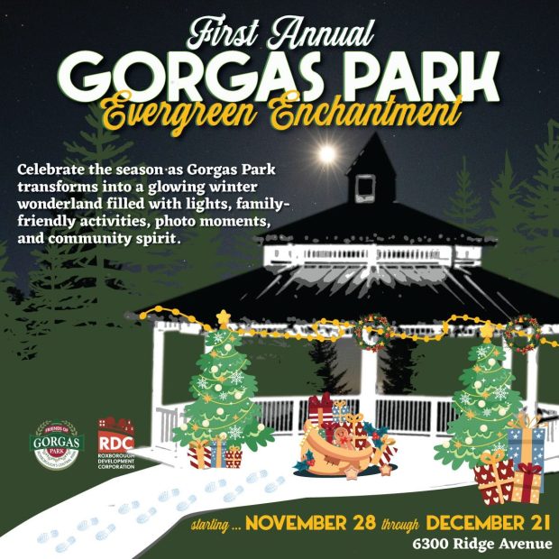 The first Annual Evergreen Enchantment will run through the end of December. (Photo courtesy of the Friends of Gorgas Park)