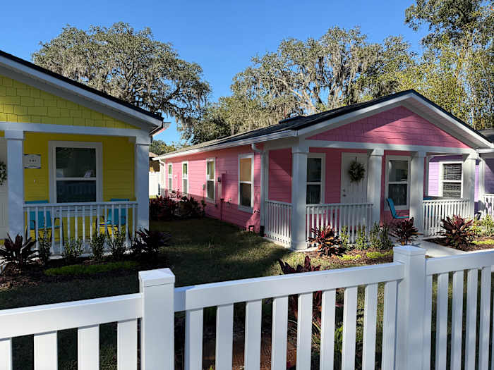 Youth Crisis Center’s tiny home community houses young mothers in need